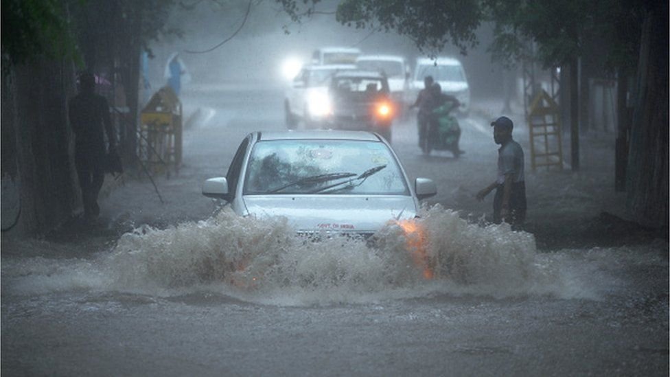Heavy Monsoon Rains Disrupt Normal Life Across India